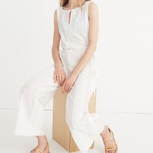 Madewell White Cover-up Jumpsuit Size S, Like New